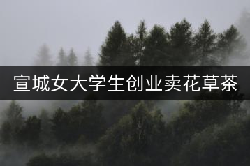 宣城女大學(xué)生創(chuàng)業(yè)賣(mài)花草茶 渴望將花草茶推向全世界