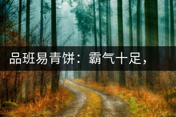 品班易青餅：霸氣十足，母儀天下