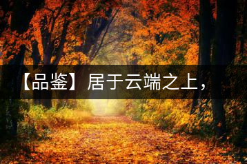 【品鑒】居于云端之上，把歲月“熟”透