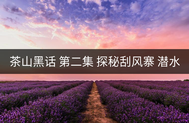 茶山黑話 第二集 探秘刮風寨 潛水打魚 野菜充饑 你向往嗎？