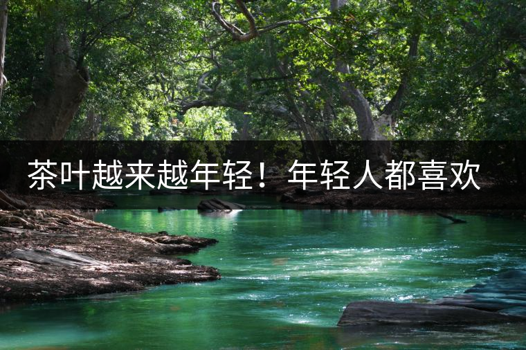 茶葉越來越年輕！年輕人都喜歡這樣的茶葉包裝