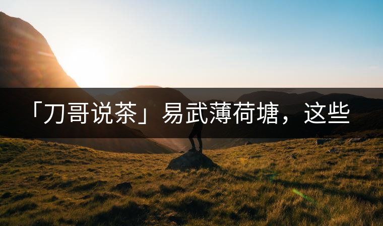 「刀哥說(shuō)茶」易武薄荷塘，這些冷知識(shí)你該知道