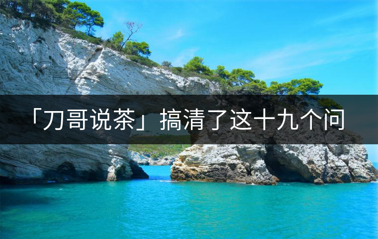 「刀哥說(shuō)茶」搞清了這十九個(gè)問(wèn)題，您就是熟茶專家