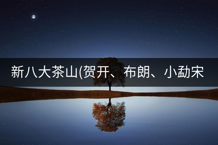 新八大茶山(賀開、布朗、小勐宋、巴達(dá))講解二新八大茶山（賀開、布朗、小勐宋、巴達(dá)）講解二