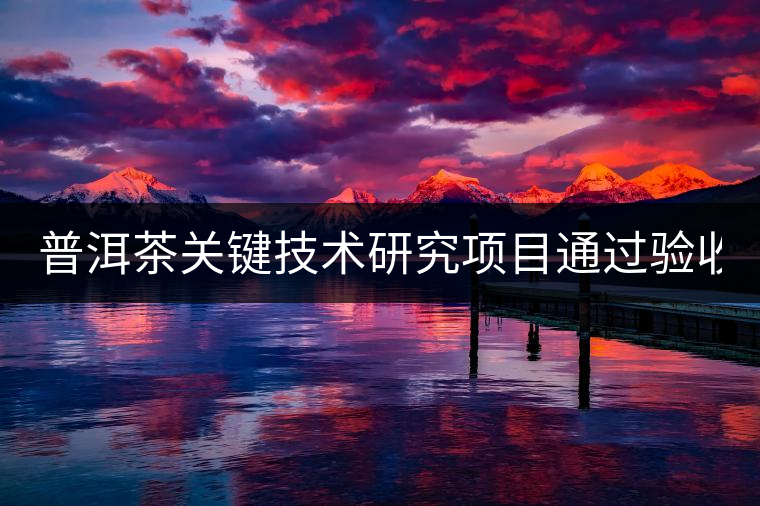 普洱茶關(guān)鍵技術(shù)研究項(xiàng)目通過驗(yàn)收 普洱茶發(fā)展再添力 普洱茶關(guān)鍵技術(shù)研究項(xiàng)目通過驗(yàn)收 普洱茶發(fā)展再添力