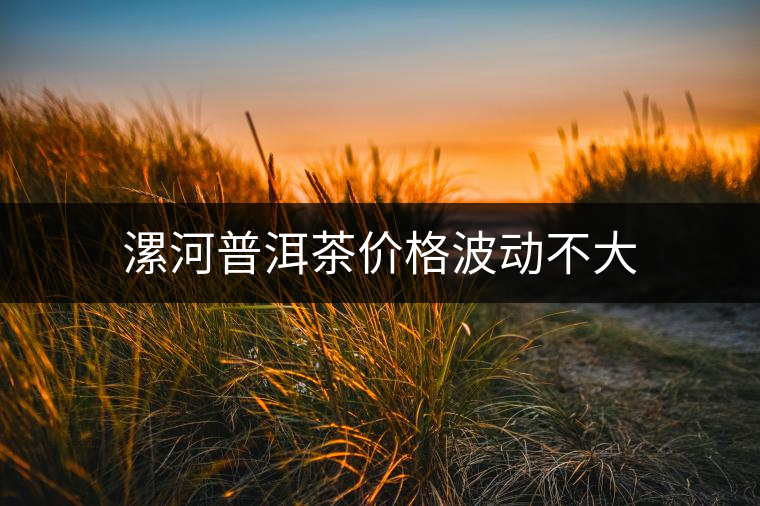 漯河普洱茶價格波動不大