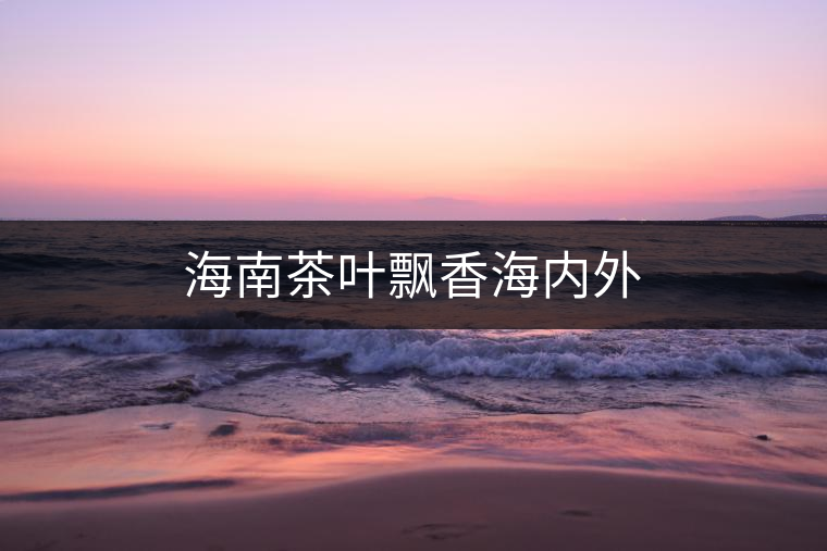 海南茶葉飄香海內(nèi)外