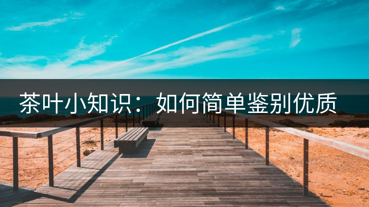 茶葉小知識：如何簡單鑒別優(yōu)質(zhì)普洱茶？