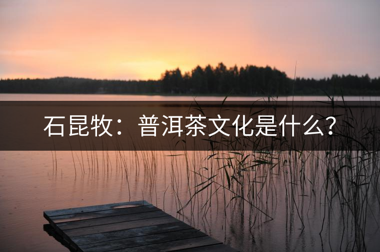 石昆牧：普洱茶文化是什么？