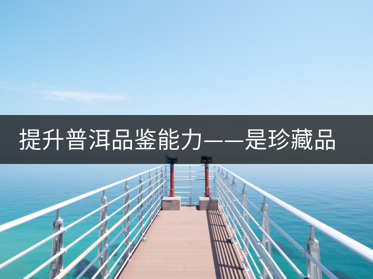 提升普洱品鑒能力——是珍藏品質好茶唯一方法