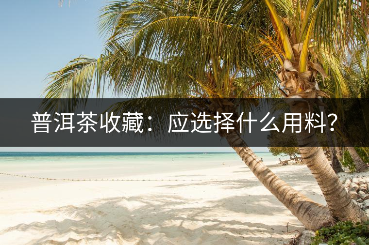 普洱茶收藏：應(yīng)選擇什么用料？