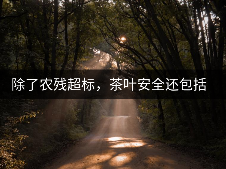 除了農(nóng)殘超標(biāo)，茶葉安全還包括哪些方面？