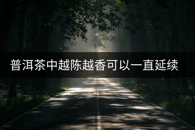 普洱茶中越陳越香可以一直延續(xù)下去嗎？
