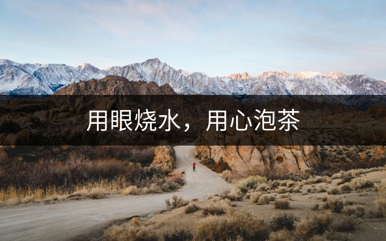 用眼燒水，用心泡茶