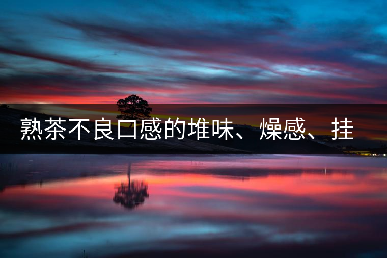 熟茶不良口感的堆味、燥感、掛喉