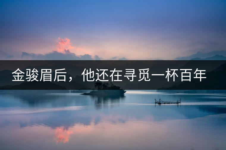 金駿眉后，他還在尋覓一杯百年前的茶……