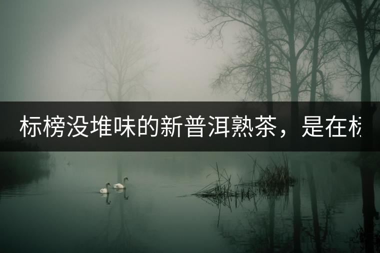 標(biāo)榜沒堆味的新普洱熟茶，是在標(biāo)榜無知！