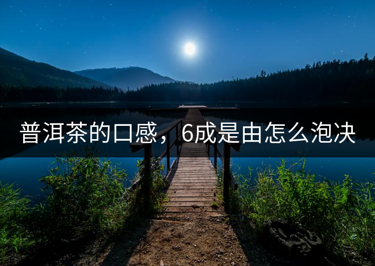 普洱茶的口感，6成是由怎么泡決定的！