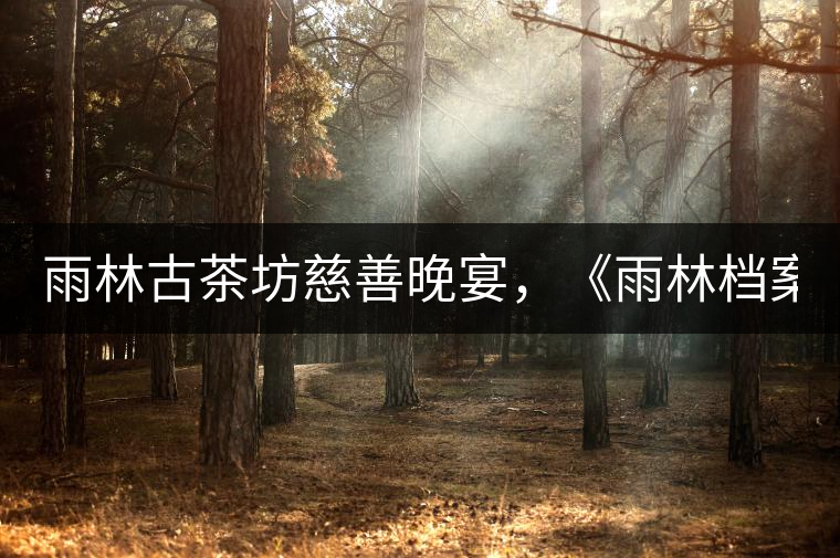 雨林古茶坊慈善晚宴，《雨林檔案·曼松》拍出106萬！