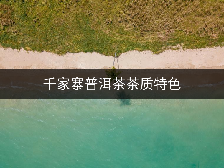 千家寨普洱茶茶質特色