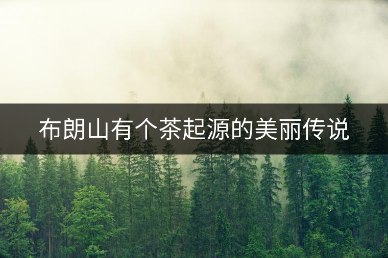 布朗山有個(gè)茶起源的美麗傳說 布朗山有個(gè)茶起源的美麗傳說