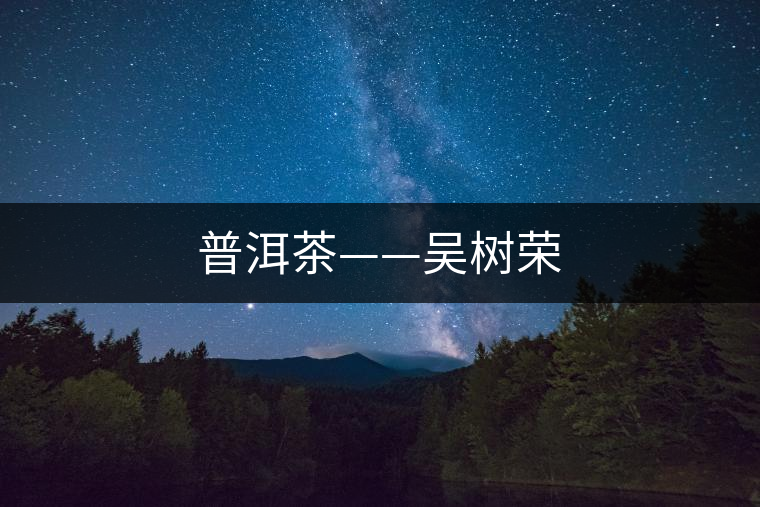 普洱茶——吳樹榮 普洱茶——吳樹榮