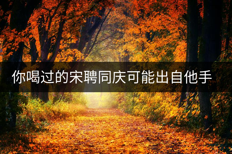 你喝過的宋聘同慶可能出自他手，他還發(fā)明了普洱熟茶！
