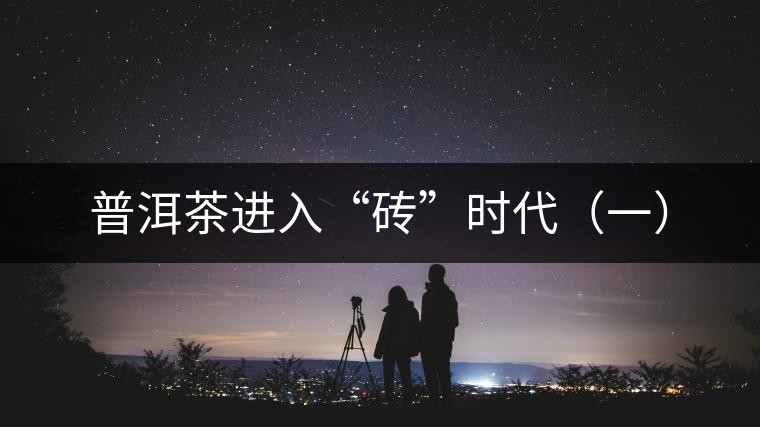 普洱茶進(jìn)入“磚”時代(一) 普洱茶進(jìn)入“磚”時代(一)