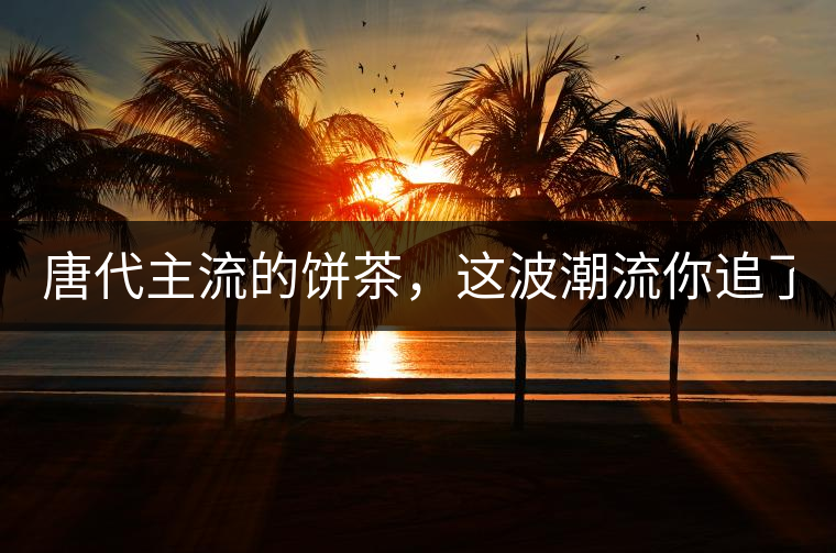 唐代主流的餅茶，這波潮流你追了嗎？