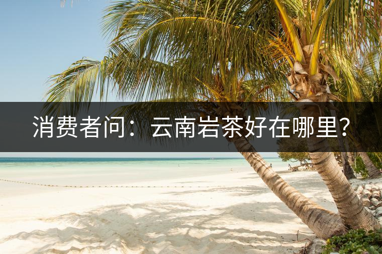 消費者問：云南巖茶好在哪里？