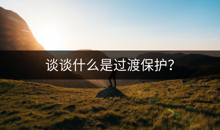 談?wù)勈裁词沁^(guò)渡保護(hù)？