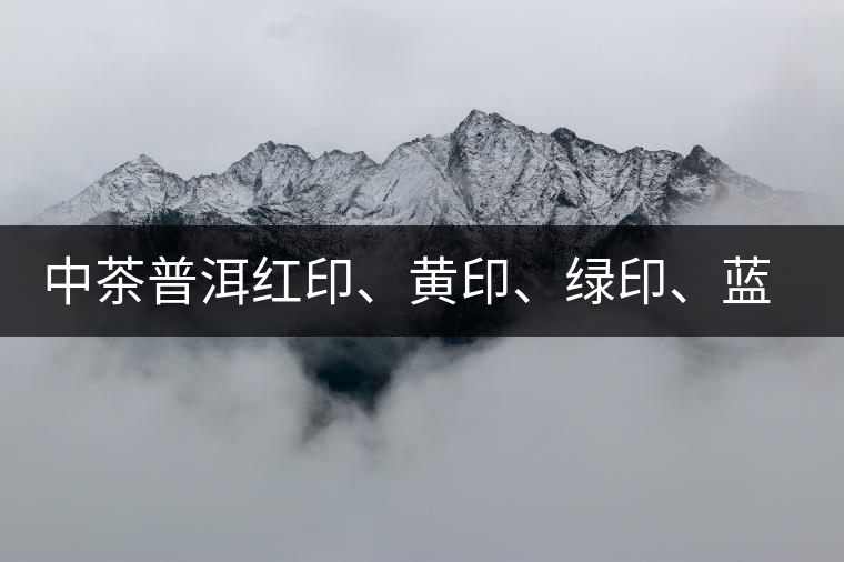 中茶普洱紅印、黃印、綠印、藍(lán)印的含義