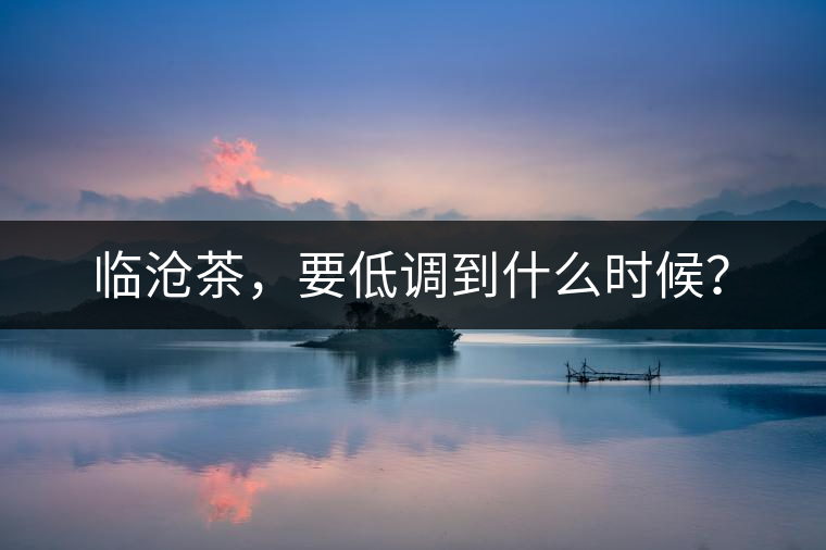 臨滄茶，要低調(diào)到什么時候？