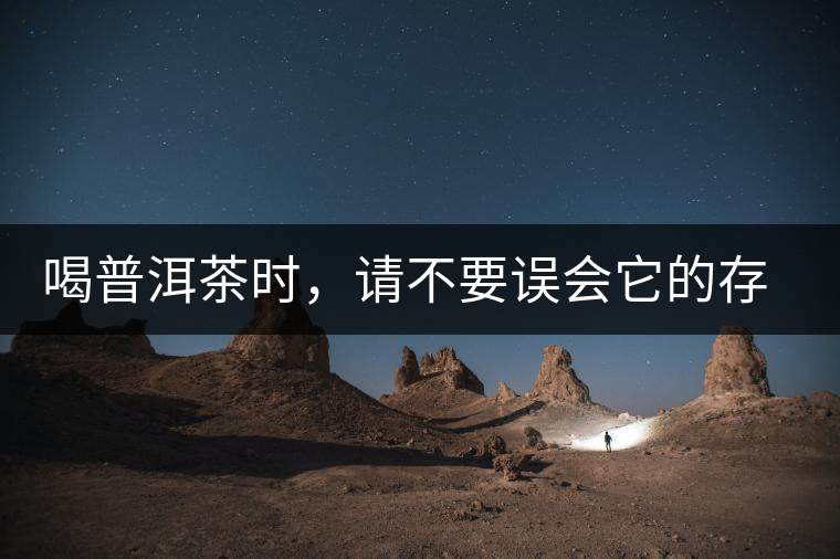 喝普洱茶時，請不要誤會它的存在