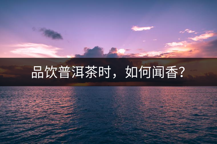品飲普洱茶時，如何聞香？