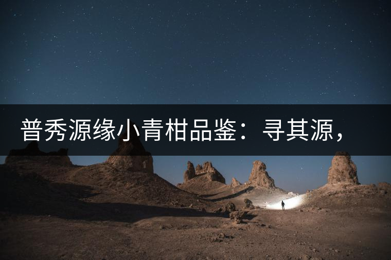 普秀源緣小青柑品鑒：尋其源，續(xù)柑與茶的美好緣分