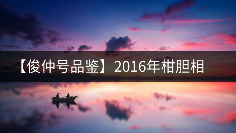 【俊仲號品鑒】2016年柑膽相照 【俊仲號品鑒】2016年柑膽相照