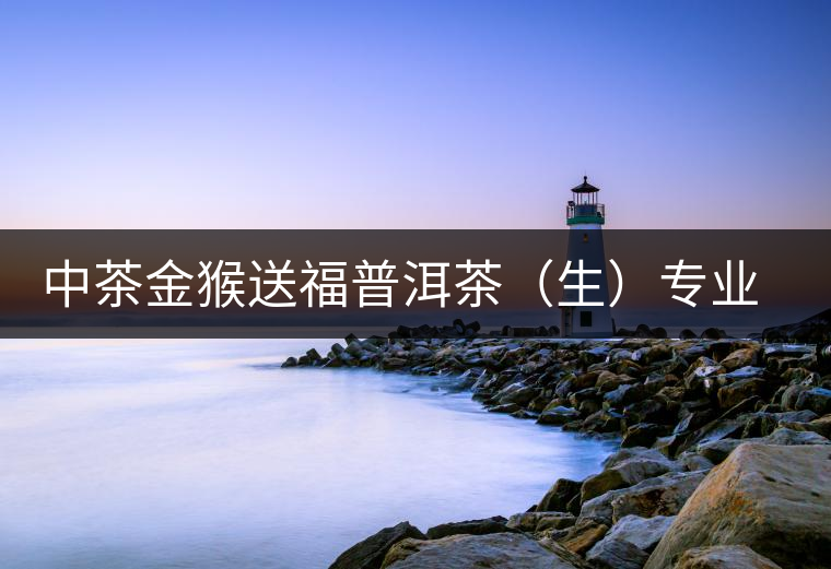 中茶金猴送福普洱茶（生）專業(yè)品評