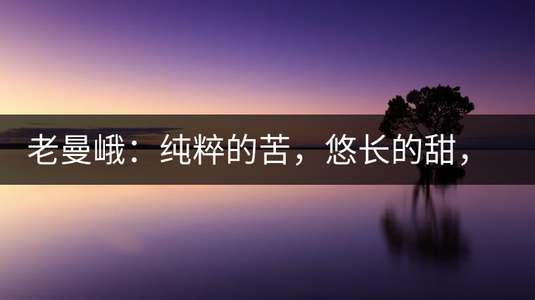 老曼峨：純粹的苦，悠長的甜，茶之本味也