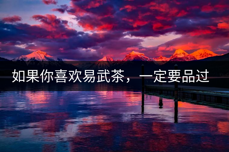 如果你喜歡易武茶，一定要品過(guò)丁家寨才知道易武的魅力