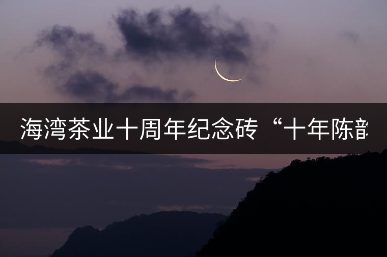 海灣茶業(yè)十周年紀念磚“十年陳韻”品鑒！