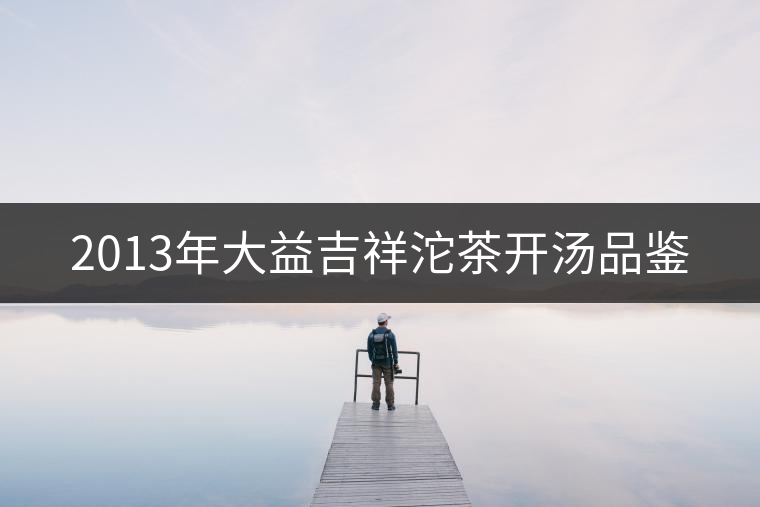 2013年大益吉祥沱茶開(kāi)湯品鑒 2013年大益吉祥沱茶開(kāi)湯品鑒