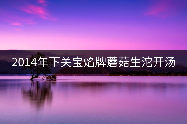 2014年下關(guān)寶焰牌蘑菇生沱開湯 2014年下關(guān)寶焰牌蘑菇生沱開湯