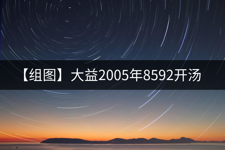 【組圖】大益2005年8592開湯 【組圖】大益2005年8592開湯