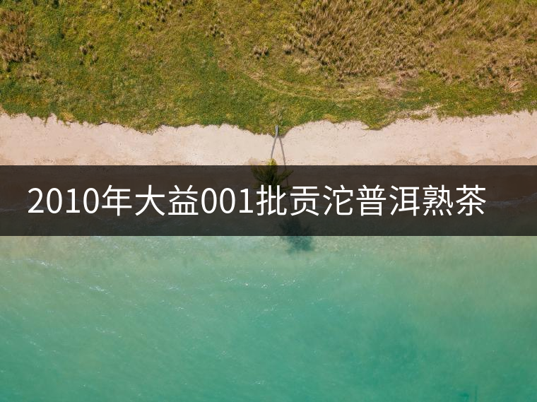 2010年大益001批貢沱普洱熟茶鑒賞
