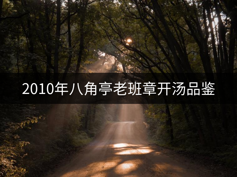 2010年八角亭老班章開(kāi)湯品鑒 2010年八角亭老班章開(kāi)湯品鑒