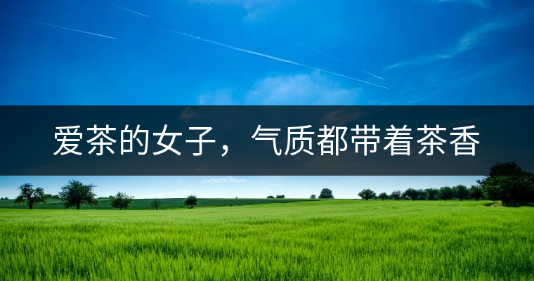 愛(ài)茶的女子，氣質(zhì)都帶著茶香