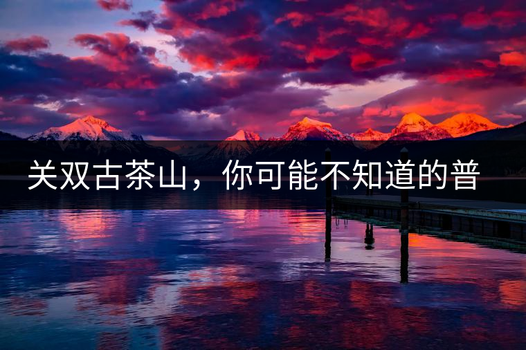 關雙古茶山，你可能不知道的普洱茶區(qū)