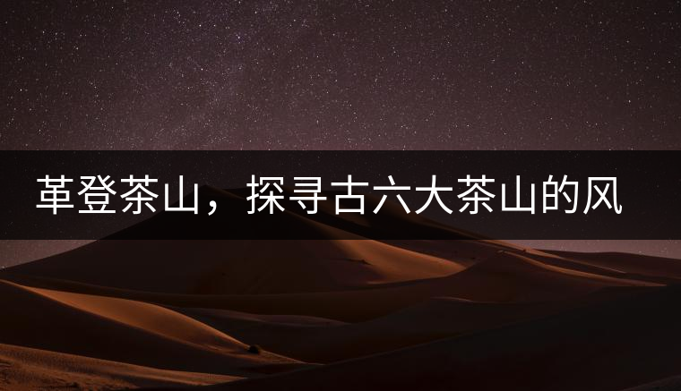 革登茶山，探尋古六大茶山的風(fēng)采