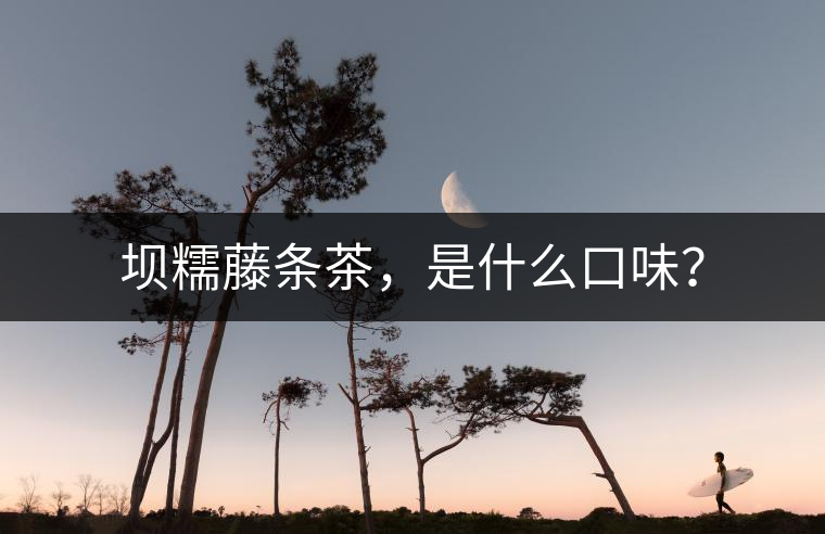 壩糯藤條茶，是什么口味？